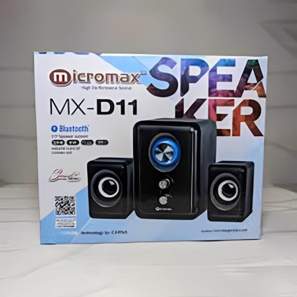Micromax MX-D11 Bluetooth Speaker – 2.1 Channel Deep Bass Sound System