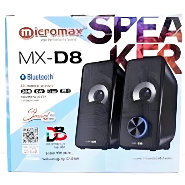 Micromax MX-D8 Bluetooth Speaker – Powerful Sound & Deep Bass