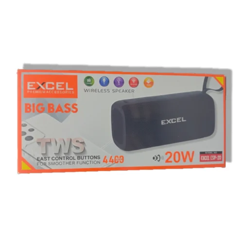 Excel ESP-20 20W Wireless Bluetooth Speaker with Big Bass and TWS Function