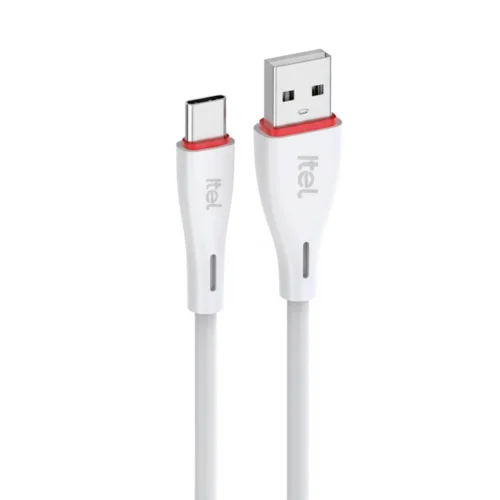 itel C24 Fast Charging Type-C USB Data Cable 2.4A White