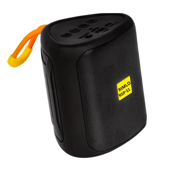 RIMLO RSP-11 পোর্টেবল ওয়্যারলেস Bluetooth Speaker কালো
